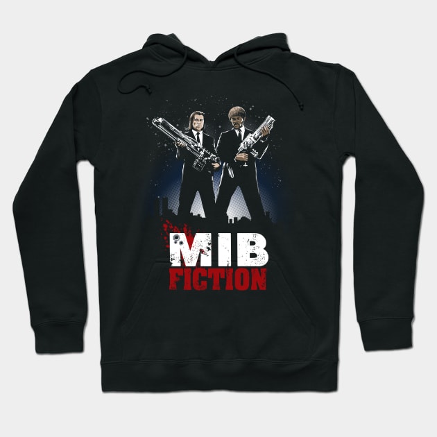 MIB Fiction Hoodie by RedBug01